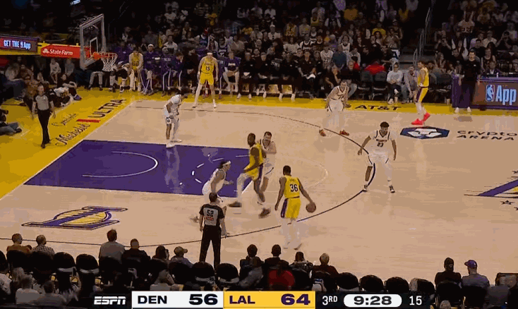 约基奇神传助攻艾顿得分掘金暂停湖人遭遇关键